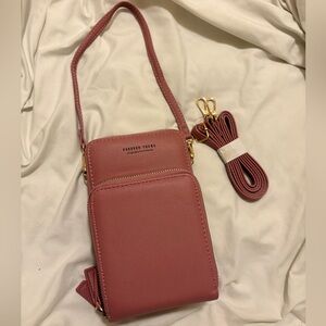 Forever Young Mauve Crossbody Bag